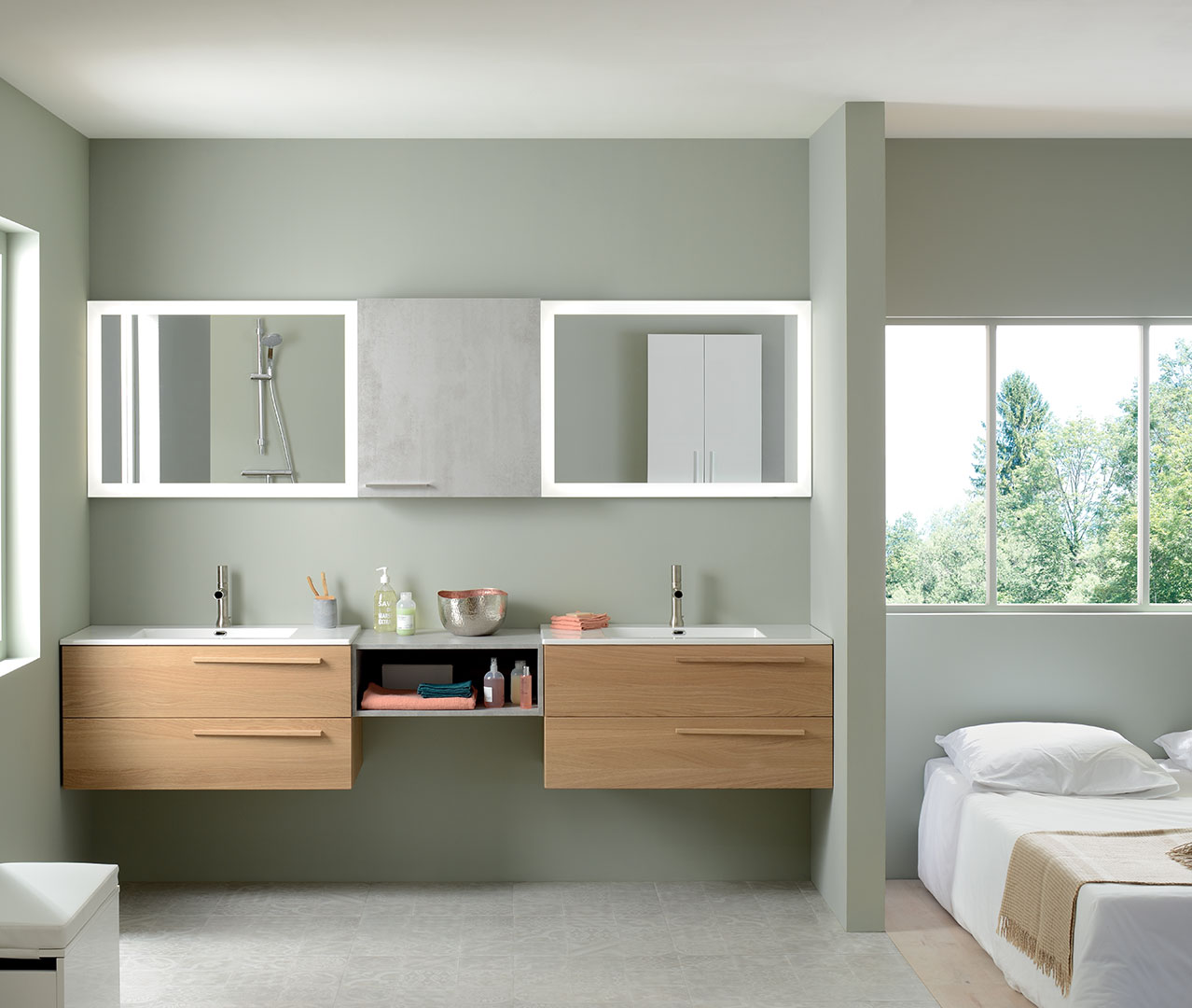 Halo Range Designer Bathroom Furniture Sanijura