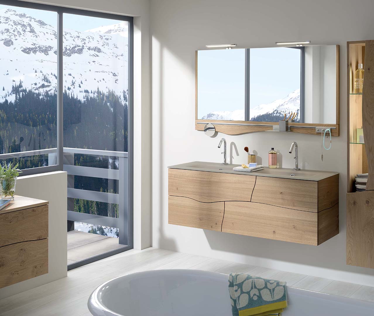 Sherwood Range Wooden Bathroom Furniture For The Bathroom Sanijura