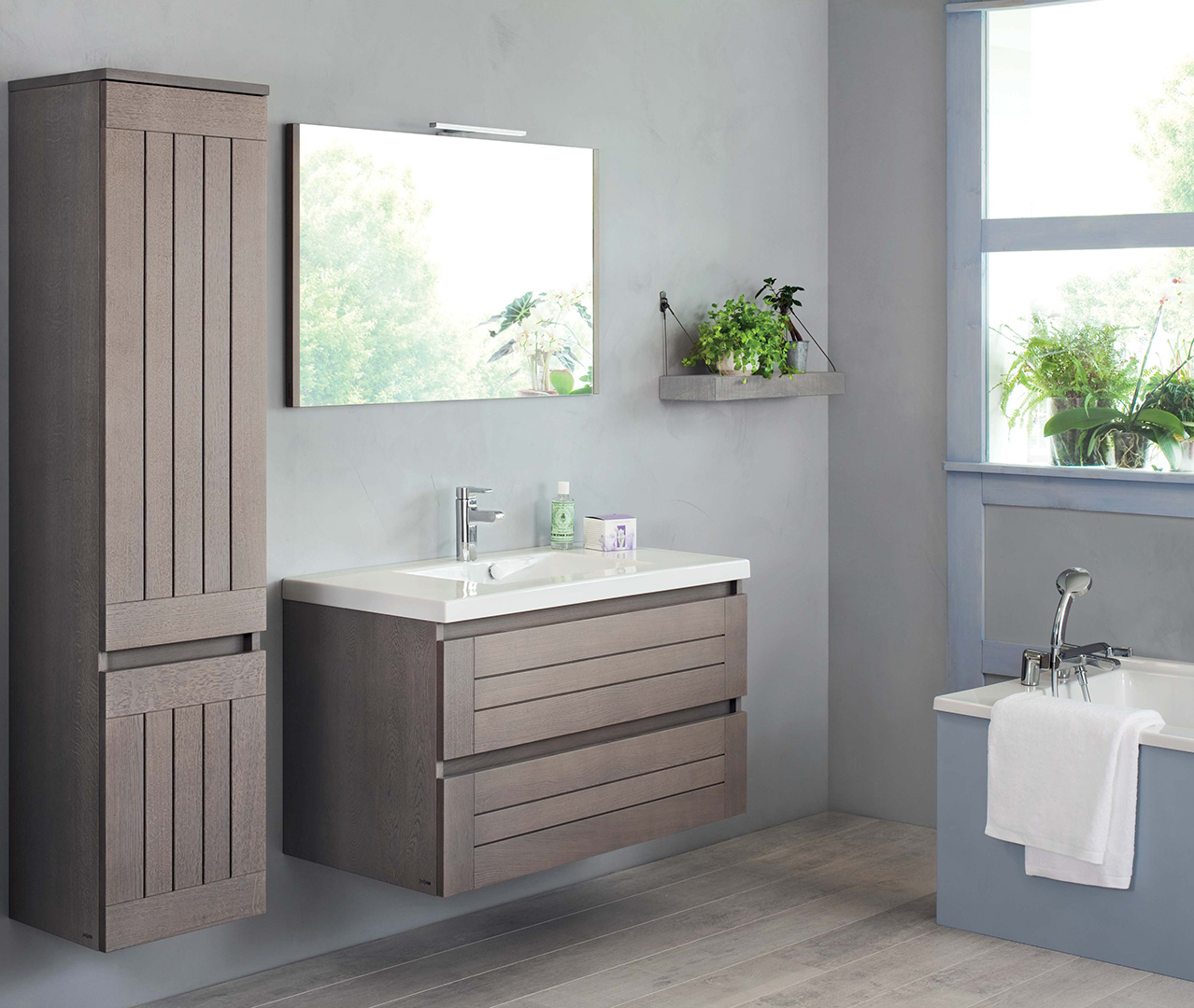 Lignum Range Wooden Bathroom Furniture Sanijura