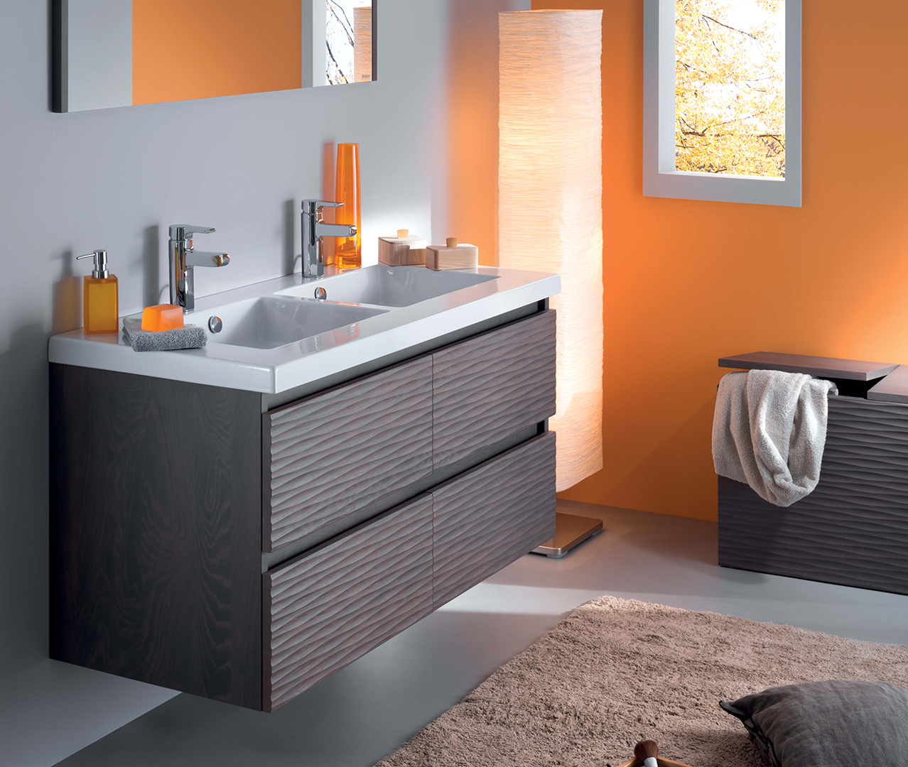Lignum Range Wooden Bathroom Furniture Sanijura